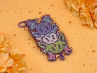 Image 4 of Eeveelutions Dango Double-Sided Keychain