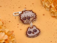 Image 3 of Gojo Double-Sided Dangle Keychain