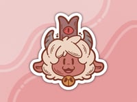 Image 1 of Cult of the Lamb 3 Inch Sticker