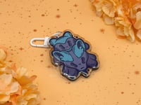 Image 3 of Lucario Double-Sided Keychain