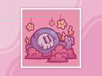 Crystal Ball 5x5 Inktober Art Print