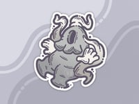 Image 1 of Dusclops 3 Inch Sticker