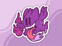 Image 1 of Gengar 3 Inch Sticker