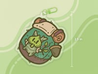 Image 2 of Korok Double-Sided Keychain