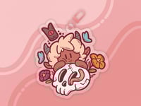 Image 1 of Cult of the Lamb Double-Sided Keychain