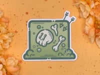 Image 2 of Gelatinous Cube 3 Inch Sticker