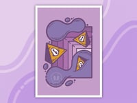 Evil Eyes 5x7 Art Print