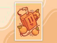 Juice Box 5x7 Art Print