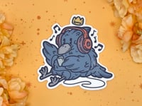 Image 2 of Raven Inktober 3 Inch Sticker