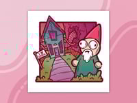 Gnome Sweet Gnome 8x8 Art Print