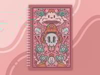 Image 1 of Skull Boy Reusable Sticker Book