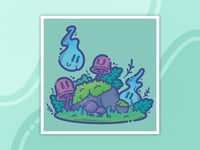 Will O' Wisp 5x5 Inktober Art Print