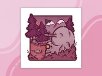 Hilda Troll 8x8 Art Print