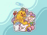 Image 1 of Adventure Time Double-Sided Keychain