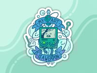 Image 1 of My Art is a Weapon 4 Inch Sticker