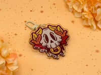 Image 3 of Hades Skull  Double-Sided Keychain