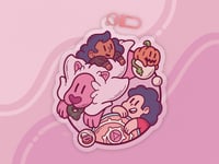 Image 1 of Steven Universe Double-Sided Keychain