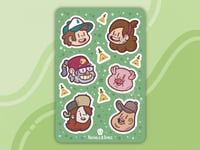 Image 1 of Gravity Falls Sticker Sheet