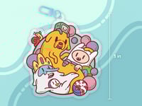 Image 2 of Adventure Time Double-Sided Keychain