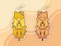 Image 1 of Alakazam Dango Double-Sided Keychain