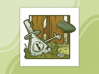 Bill Cipher 8x8 Art Print