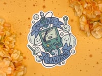 Image 2 of My Art is a Weapon 4 Inch Sticker