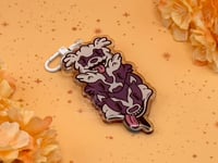 Image 3 of Obstagoon Dango Double-Sided Keychain