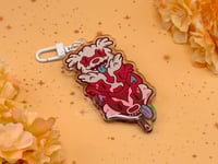 Image 4 of Obstagoon Dango Double-Sided Keychain