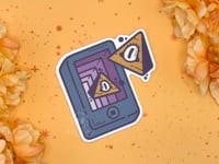 Image 2 of Evil Eyes 3 Inch Sticker