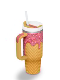 Image 5 of Ice Cream Custom Stanley™️ Quencher | 40 Oz. Quencher H2.0 FlowState Tumbler