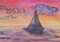 Sunset at Sea