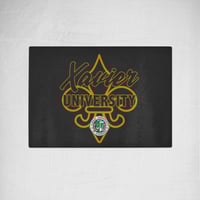 Xavier University Fleur de lis Art Display/Cutting Board