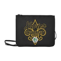 Image 1 of Xavier Fleur de Lis Crossbody and Large Wristlet