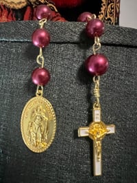 Image 3 of 1 decade Saint Michael/Saint Benedict Rosary