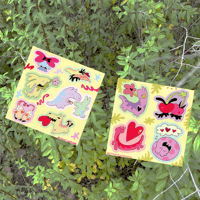 Image 1 of valentines stickersheets