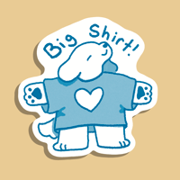Image 1 of Big Shirt Sticker