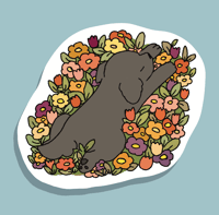 Image 1 of Variation In the Flowers Sticker
