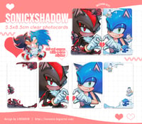 Sonic&Shadow Photocards (PREORDER)