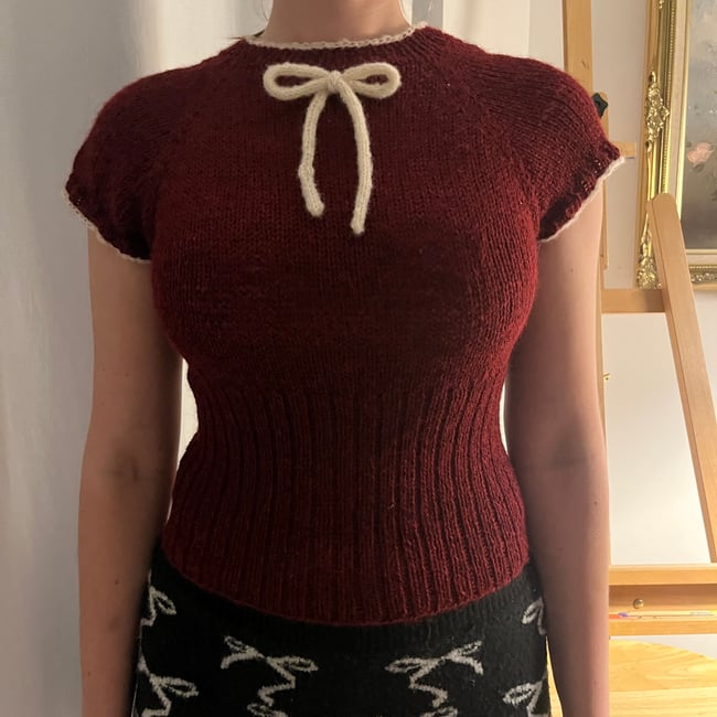 moth tee in rose 🥀 