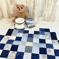 Image 3 of BLUE-TIFUL HEART Quilt Kit 30" x 30" by Riley Blake Designs
