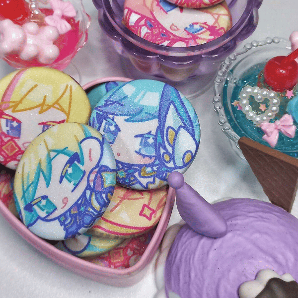 Image of star guardian glitter pins