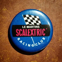 Image 1 of LE MARTINS Raceway SOUVENIR BADGE - BLUE - super rare, super stupid!