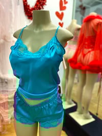 Image 1 of Satin Pajama Set