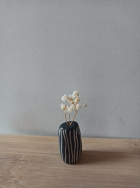 Image of Vase miniature noir