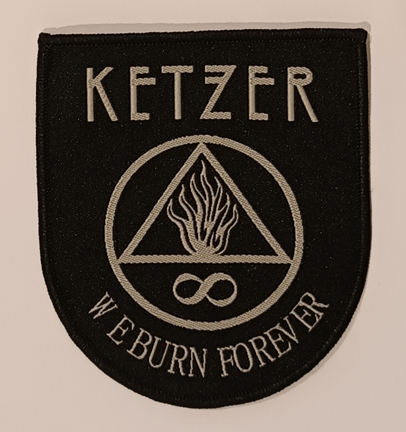 Image of Patch "We Burn Forever" grey