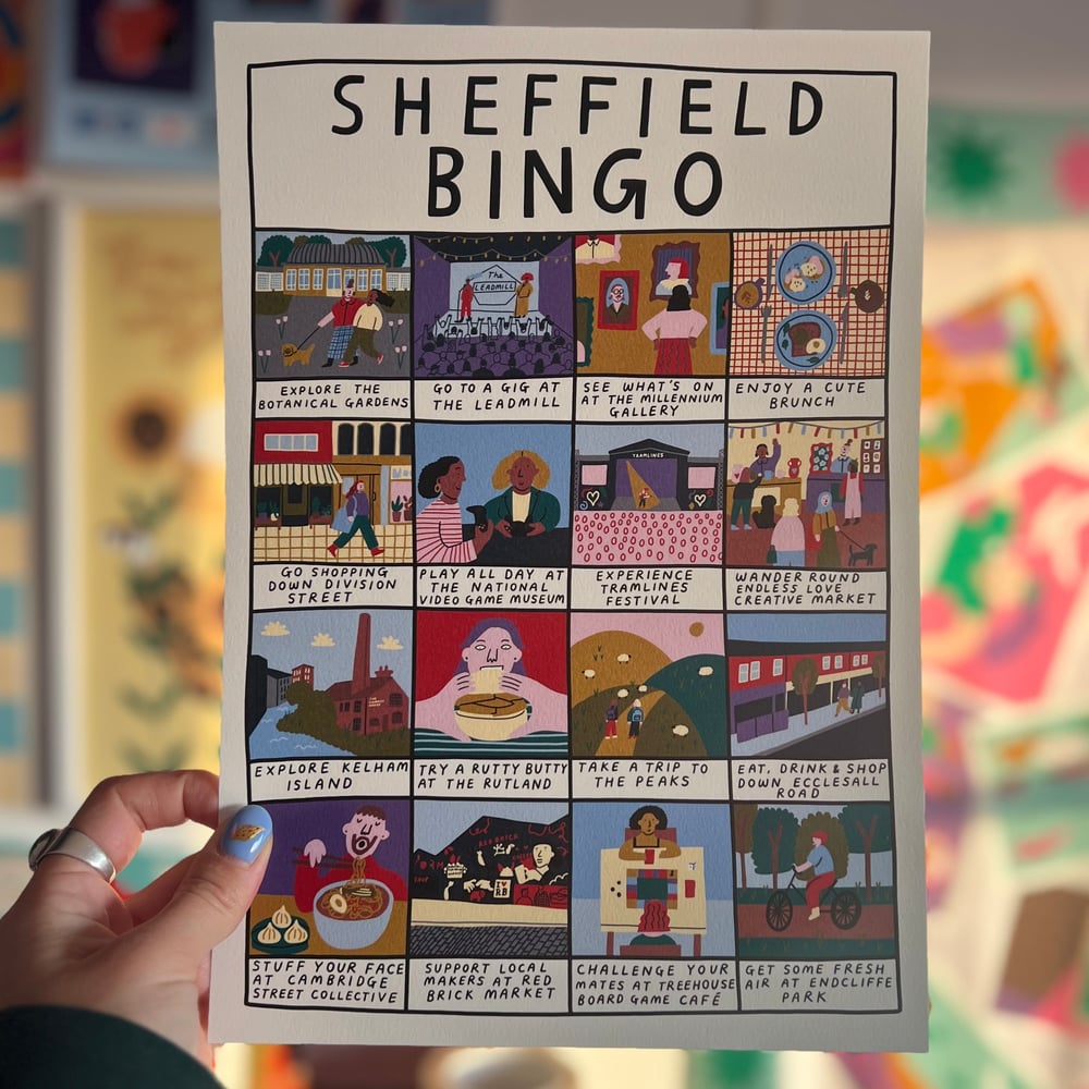 Image of Sheffield Bingo Print