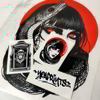 Image 3 of Snake Eyes Canvas Back Patch - for Jackets, Vests, and Flannels