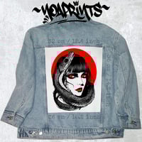 Image 1 of Snake Eyes Canvas Back Patch - for Jackets, Vests, and Flannels