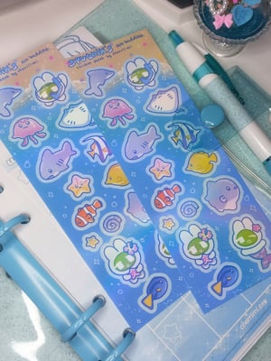 Image of sputnik's sea buddies deco stickers