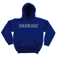 Blue Rhinestone Unlinkable Hoodie